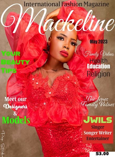 Mackeline International Fashion Magazine – May 2023 Cover