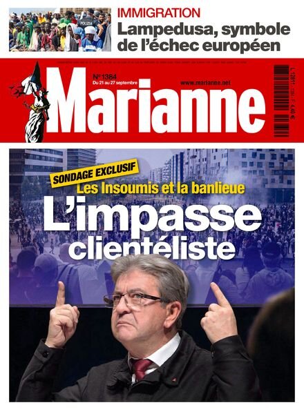 Marianne – 21 Septembre 2023 Cover