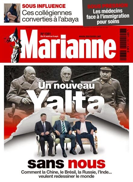 Marianne – 31 Aout 2023 Cover