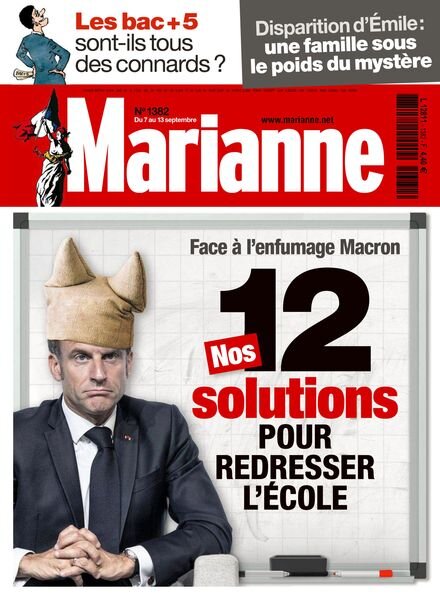 Marianne – 7 Septembre 2023 Cover