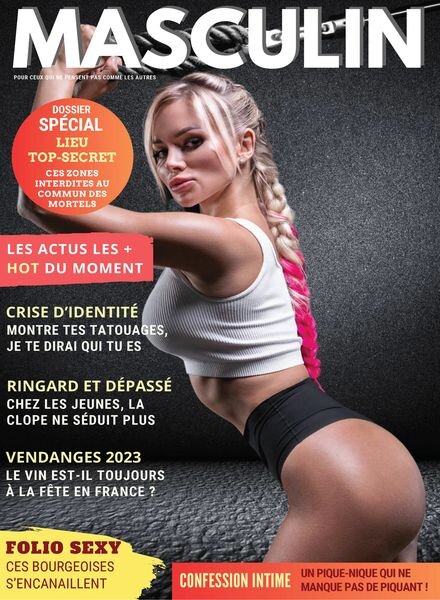 Masculin – 19 Septembre 2023 Cover