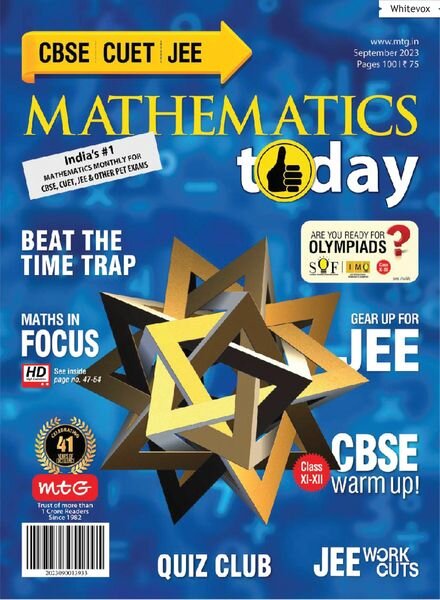 Mathematics Today – September 2023 Cover