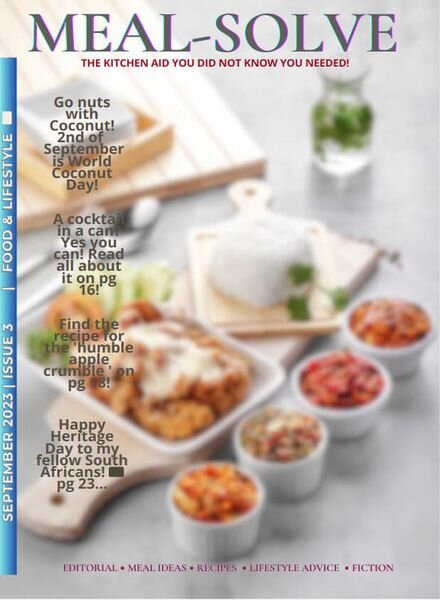 Meal-Solve – September 2023 Cover
