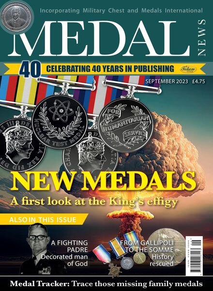 Medal News – September 2023 Cover