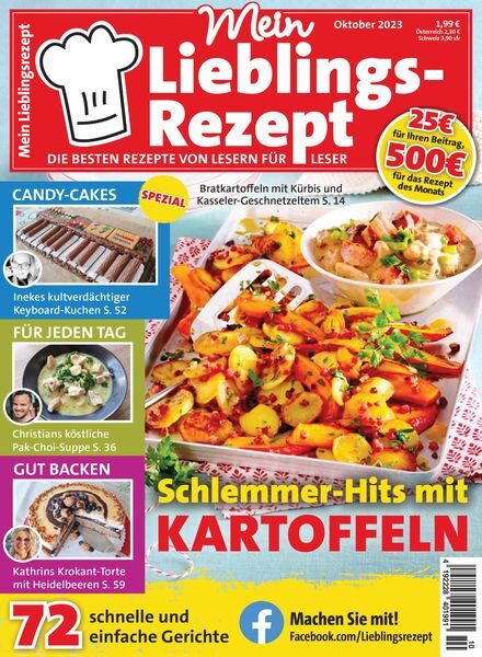 Mein Lieblingsrezept – Oktober 2023 Cover