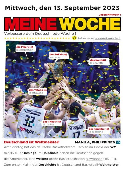 Meine Woche – 13 September 2023 Cover