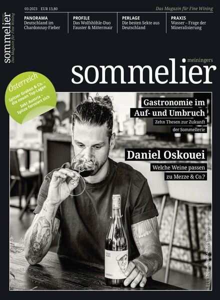 Meiningers Sommelier – September 2023 Cover