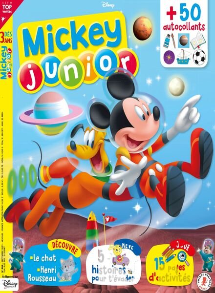 Mickey Junior – Septembre 2023 Cover