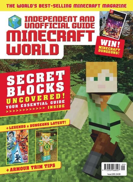 Minecraft World Magazine – Issue 109 – September 2023 Cover