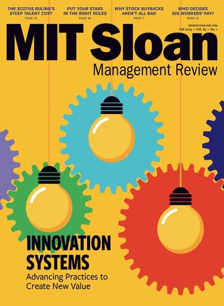 MIT Sloan Management Review – Fall 2023 Cover
