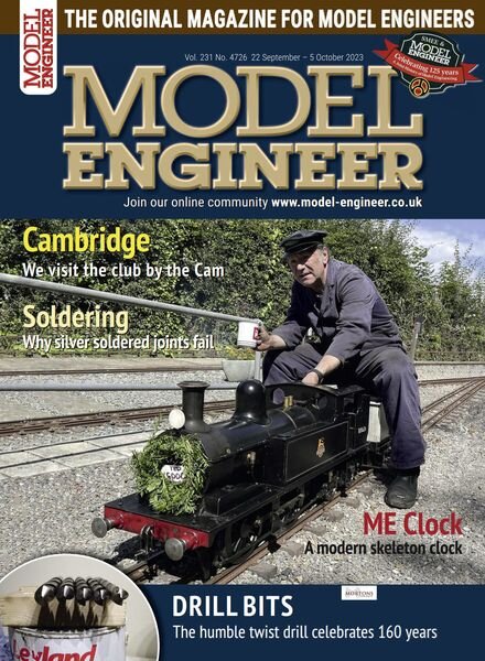 Model Engineer – Issue 4726 – 22 September 2023 Cover