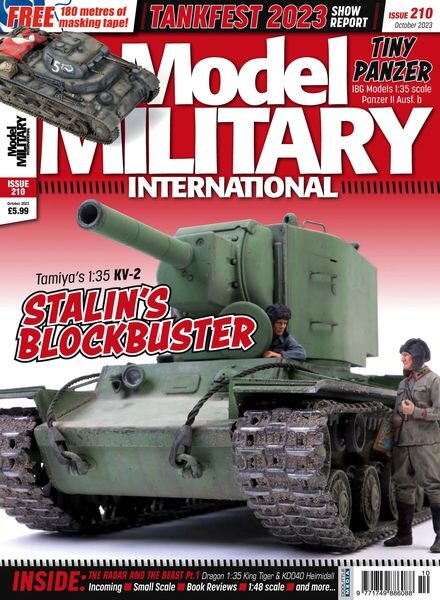 Model Military International – Issue 210 – October 2023 Cover