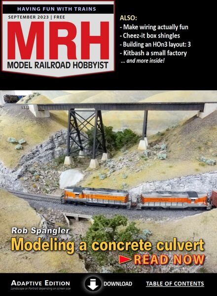Model Railroad Hobbyist Magazine – September 2023 Cover