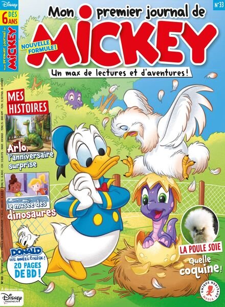 Mon Premier Journal de Mickey – Septembre 2023 Cover