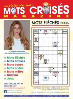 Mots Croises Magazine – 7 Septembre 2023