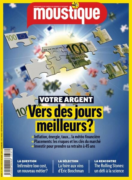 Moustique Magazine – 13 Septembre 2023 Cover