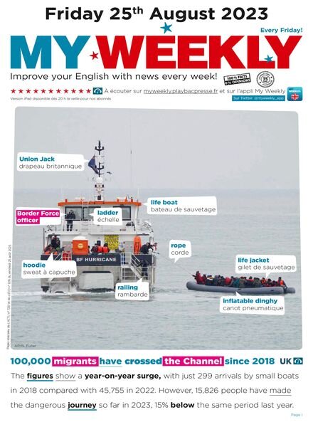 My Weekly fr – 25 Aout 2023 Cover
