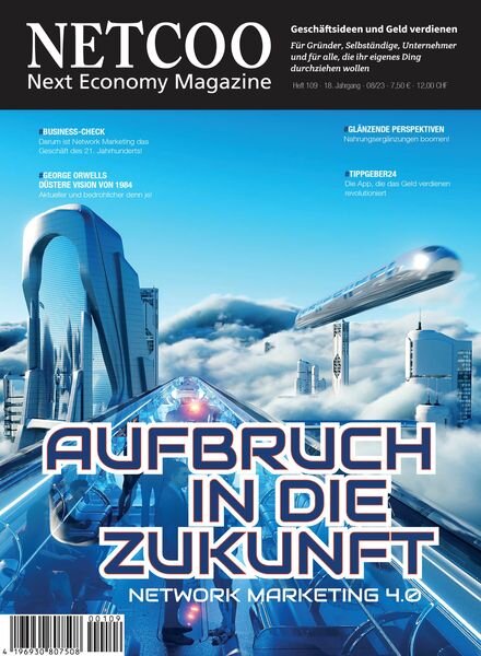 Netcoo Next Economy Magazine – August 2023 Cover