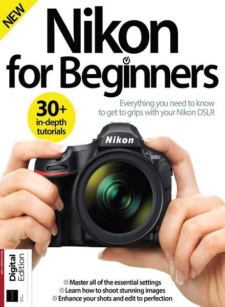 Nikon for Beginners – 6th Edition – September 2023 Cover
