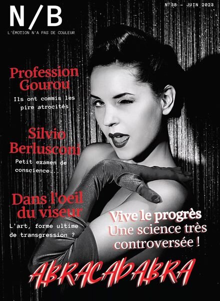 Noir et Blanc – N 38 Juin 2023 Cover