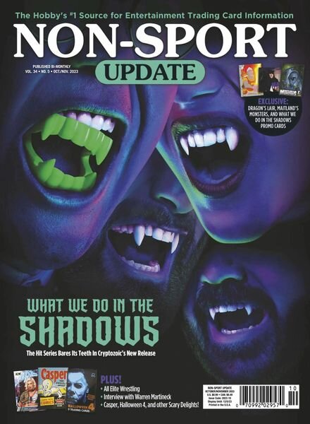 Non-Sport Update – October-November 2023 Cover