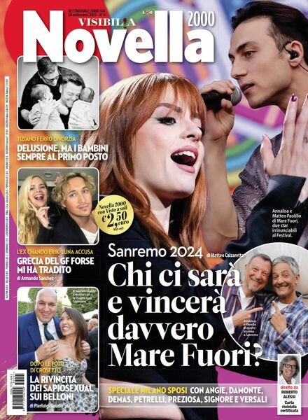 Novella 2000 – 28 Settembre 2023 Cover