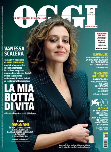 Oggi – 21 Settembre 2023 Cover
