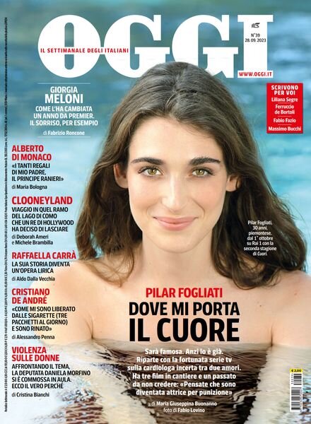 Oggi – 28 Settembre 2023 Cover