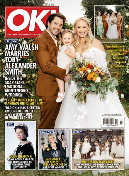 OK! Magazine UK – Issue 1408 – 18 September 2023 Cover
