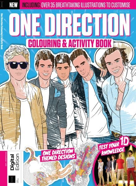 One Direction Colouring & Activity Book – 1st Edition – September 2023 Cover