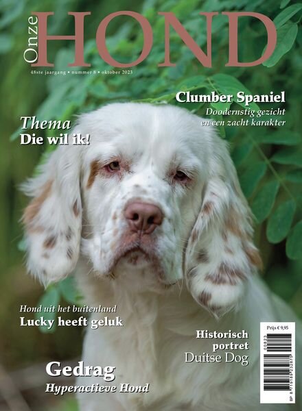 Onze Hond – Oktober 2023 Cover