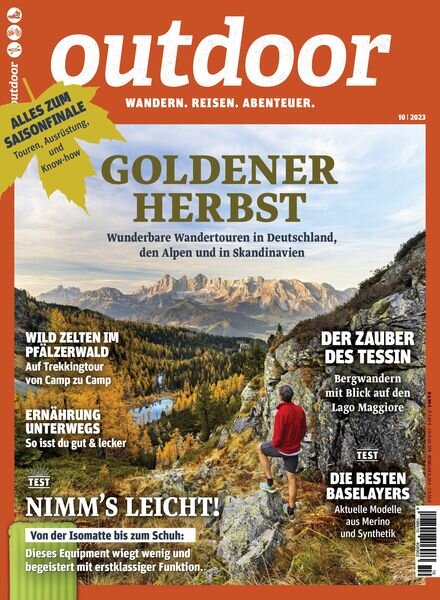 Outdoor – Oktober 2023 Cover