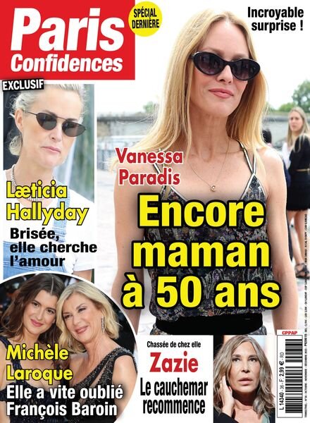 Paris Confidences – Octobre-Decembre 2023 Cover