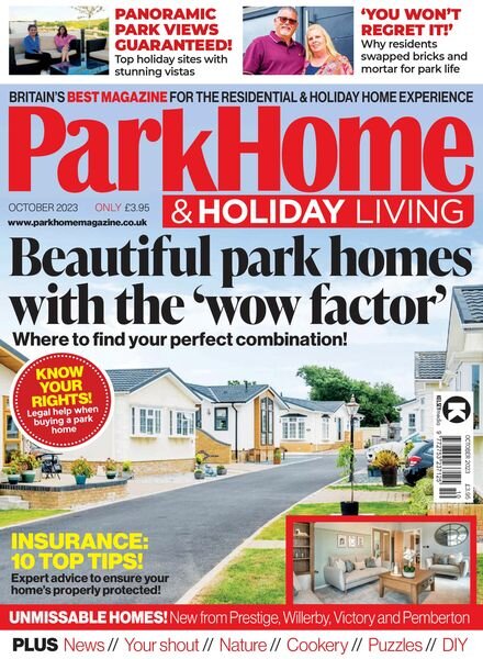 Park Home & Holiday Living – October 2023 Cover