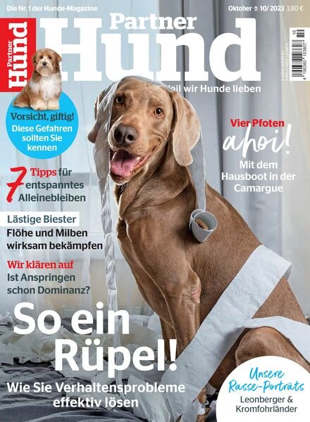 Partner Hund – Oktober 2023 Cover