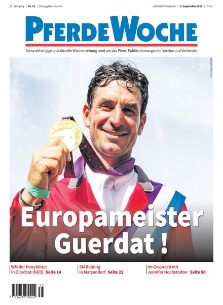 PferdeWoche – September 2023 Cover
