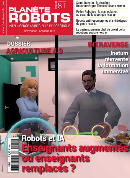 Planete Robots – Septembre-Octobre 2023 Cover