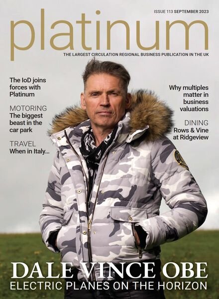 Platinum Business Magazine – September 2023 Cover