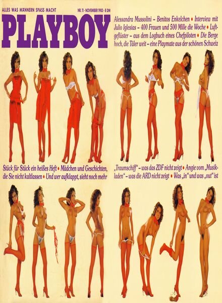 Playboy Germany – November 1983 Cover