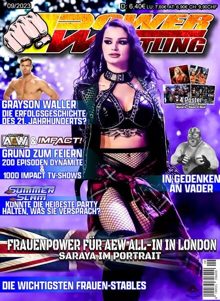 Power-Wrestling – September 2023 Cover