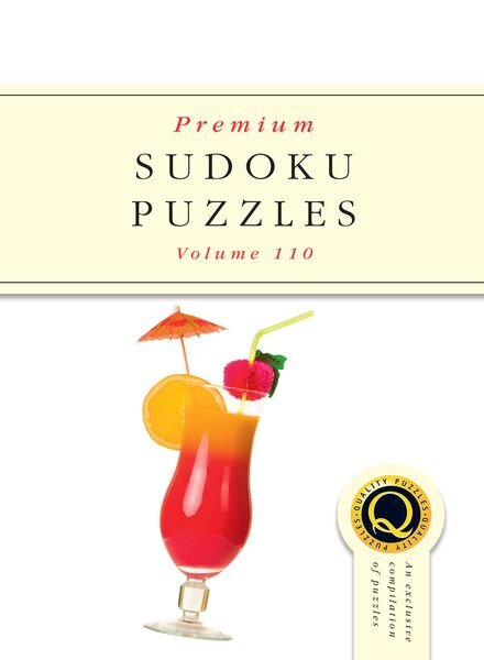 Premium Sudoku Puzzles – Issue 110 – August 2023 Cover