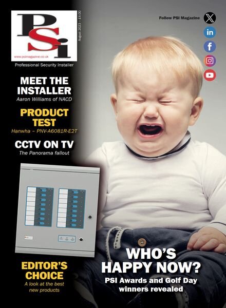 Proffessional Security Installer – August 2023 Cover