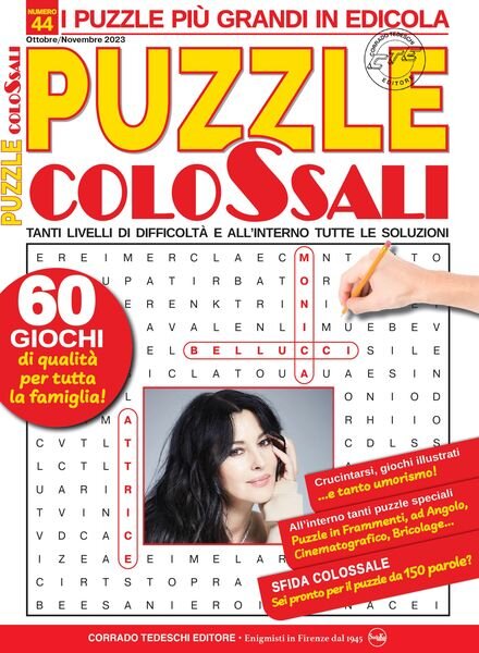 Puzzle Colossali – Ottobre-Novembre 2023 Cover