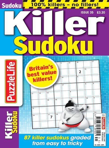 PuzzleLife Killer Sudoku – September 2023 Cover