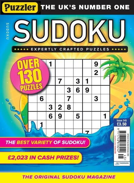 Puzzler Sudoku – Issue 245 – 6 September 2023 Cover