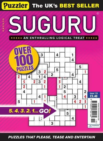 Puzzler Suguru – Issue 119 – 6 September 2023 Cover