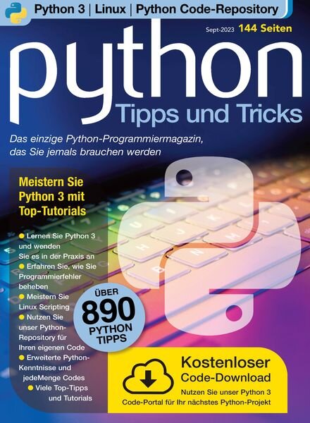 Python Tipps und Tricks – September 2023 Cover