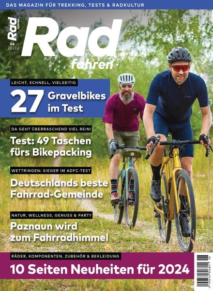 Radfahren – September 2023 Cover