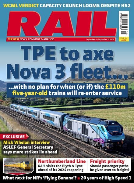 Rail – Issue 991 – September 6 2023 Cover