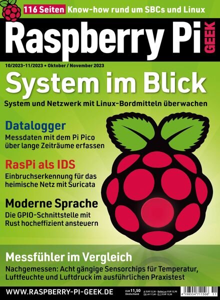 Raspberry Pi Geek – Oktober 2023 Cover